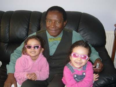 My Dad with great grand-daughters